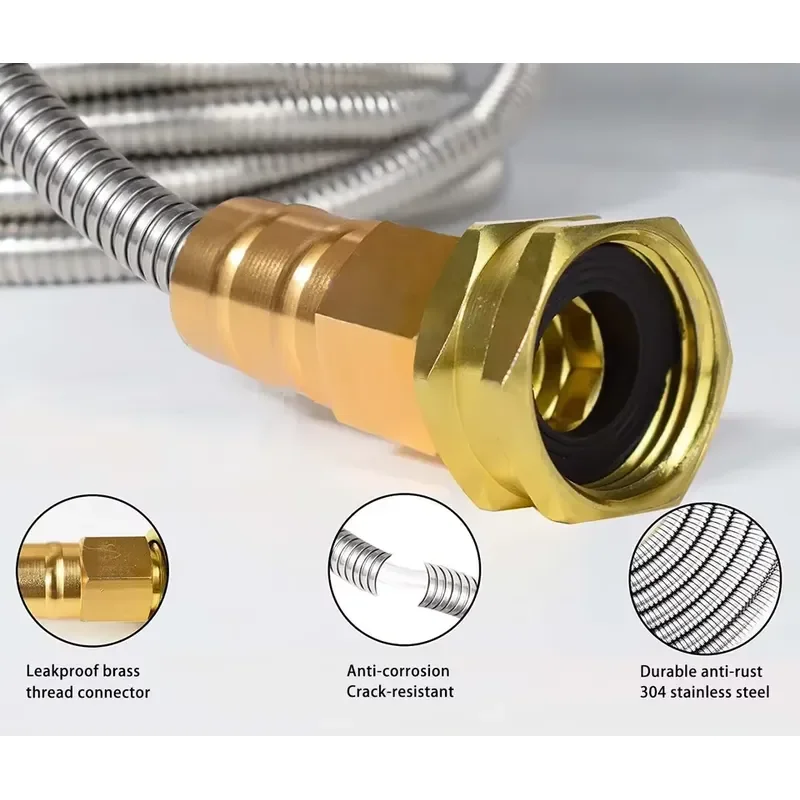 for Expandable Stainless Steel Water Garden Hose 25FT 50FT 75FT 100FT New Product Hot Selling