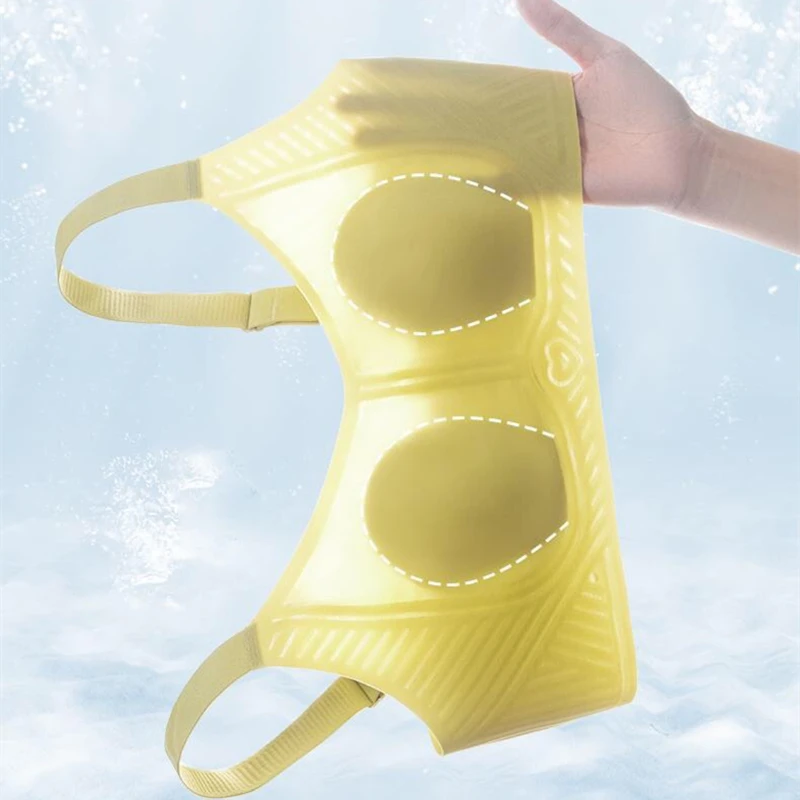 Seamless Rabbit Ear Underwear for Women with Large Breasts Thin Small Summer Bra Comfortable Wireless Panties