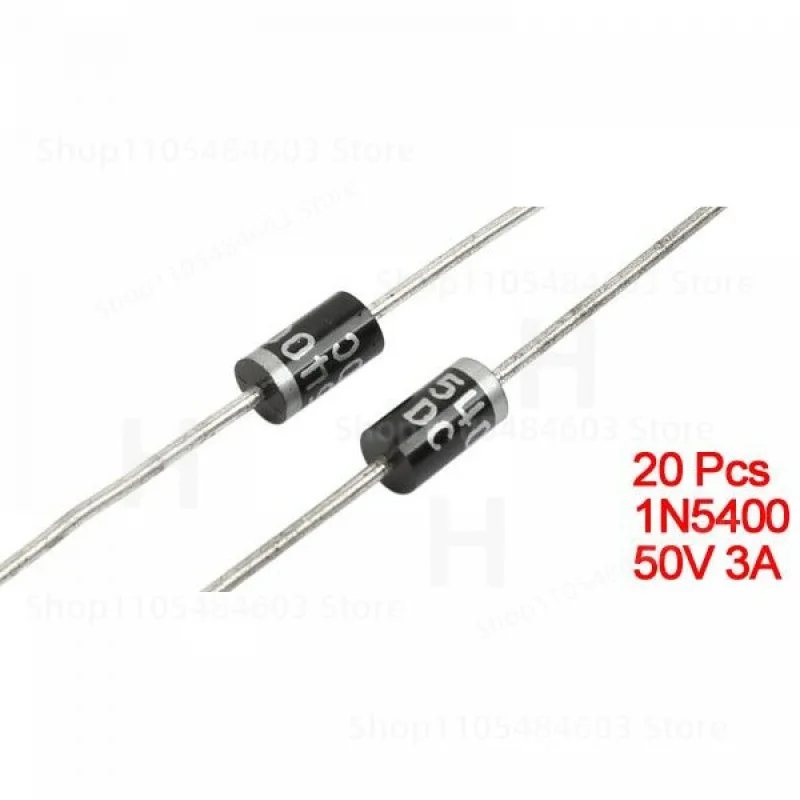 ' 1N5400 (10pcs,25pcs and 100pcs packs) 3A 50V Rectifier Diode