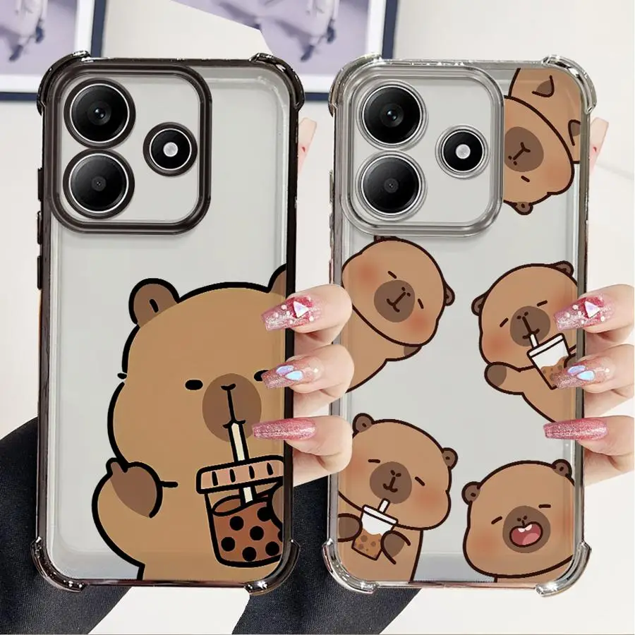 Funny Cartoon Capyb…