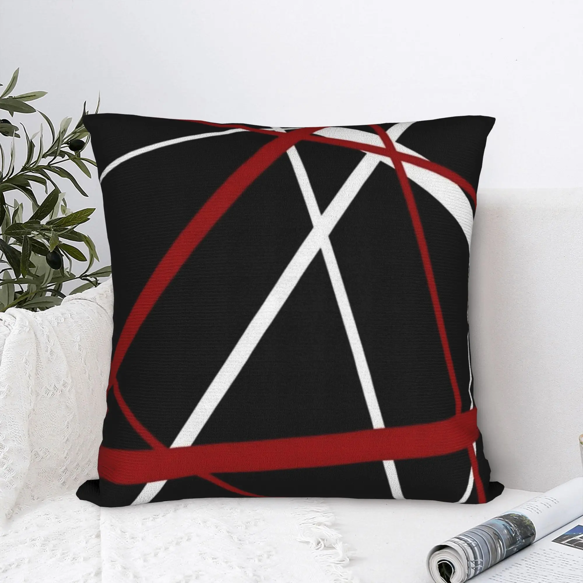 Black Soul Van Halen Pillow Case  Soft Pillow Cover Cute Funny Cushion Cover For Chair Sofa Home Decor