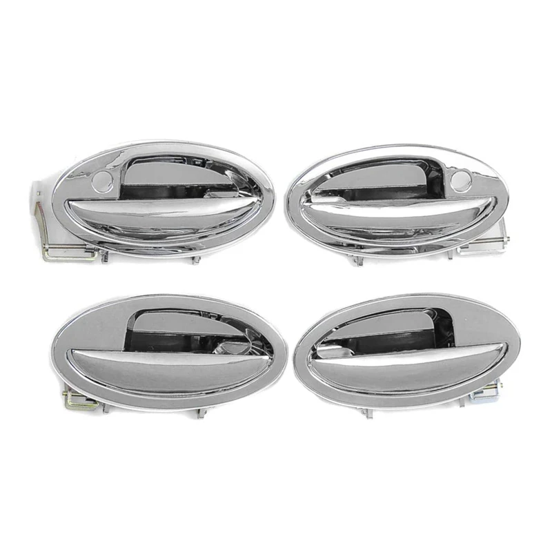 4X Car Exterior Outside Door Handle Chrome Cover Front Rear Left Right For LIFAN 520 520I Lifan Breez