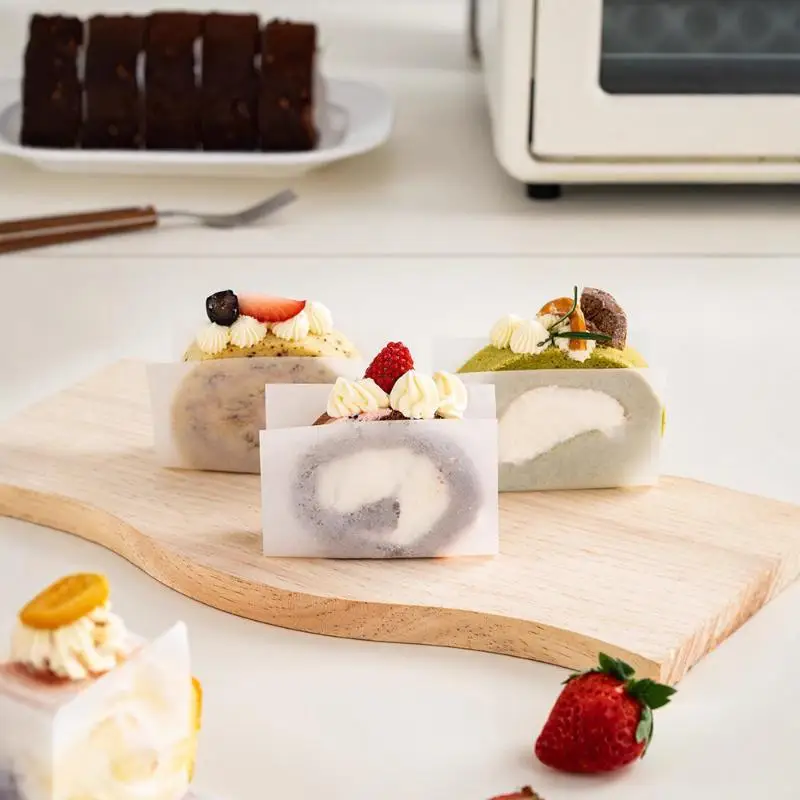 ~Food Grade Non Stick Cake Roll Separator Paper Oil Proof Easy Peel For Home Baking And Commercial Dessert Shop Daily Use