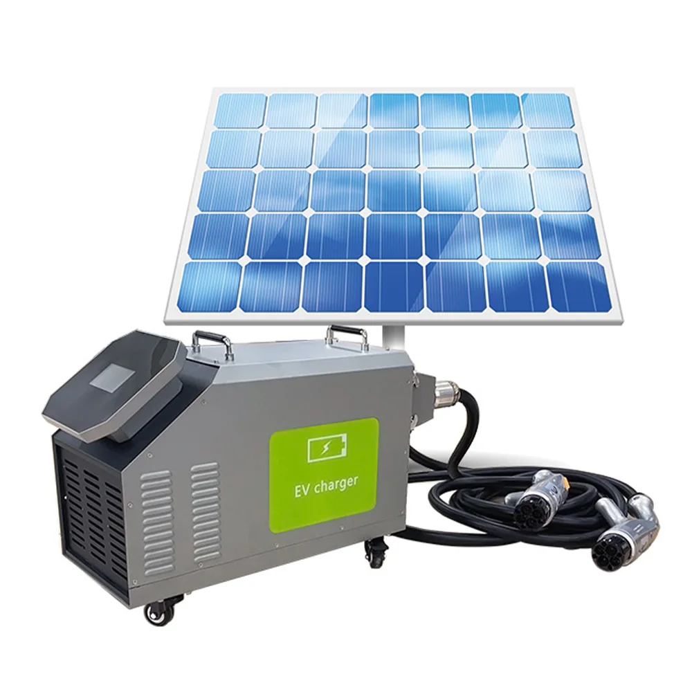 Factory Direct Sale ChadeMo DC 30KW EV Charger Electrical Vehicle OCPP Charger Solar Portable Ev Charging Station