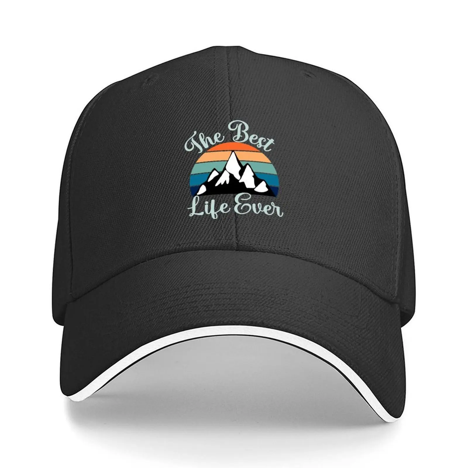

Бейсбольная кепка The Best Life Ever, шляпа от солнца в стиле хип-хоп, новая шляпа, роскошная шляпа, женская одежда для гольфа, мужская
