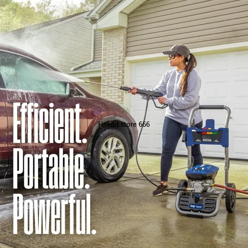 WPX2700e Electric Pressure Washer for Patios, Cars, and Furniture Cleaning  ,5 Nozzle Se