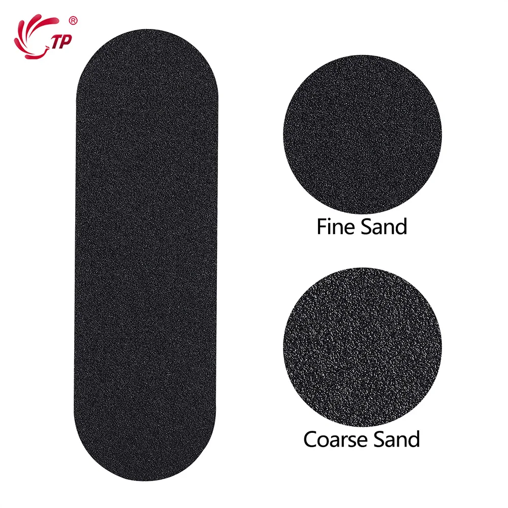 TP المهنية باديكير ملف عبوات ملف القدم الفولاذ المقاوم للصدأ مزيل الكالس قدم عرموش مع 10 منصات قابلة للاستبدال الخشنة غرامة #2