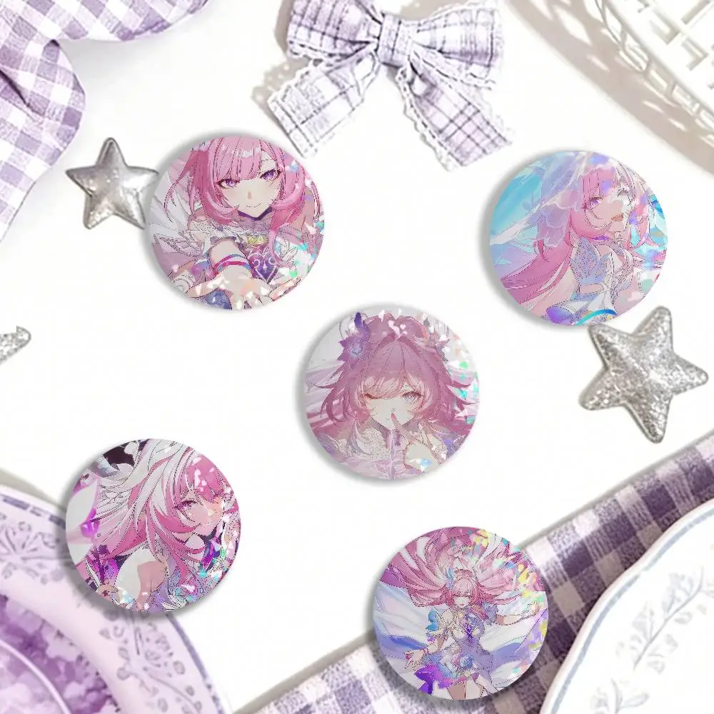 Video Game Honkai Star Rail Cyrene Laser Badge Creative Brooches Backpack Accessories Make Great Gifts For Friends Children