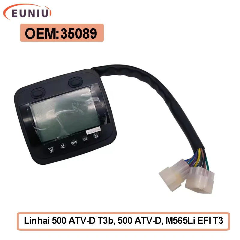 Oryginalny wyświetlacz LCD prędkościomierza do Linhai Bighorn 450 500 LH500 Model ATV Quad z gaźnikiem 35089