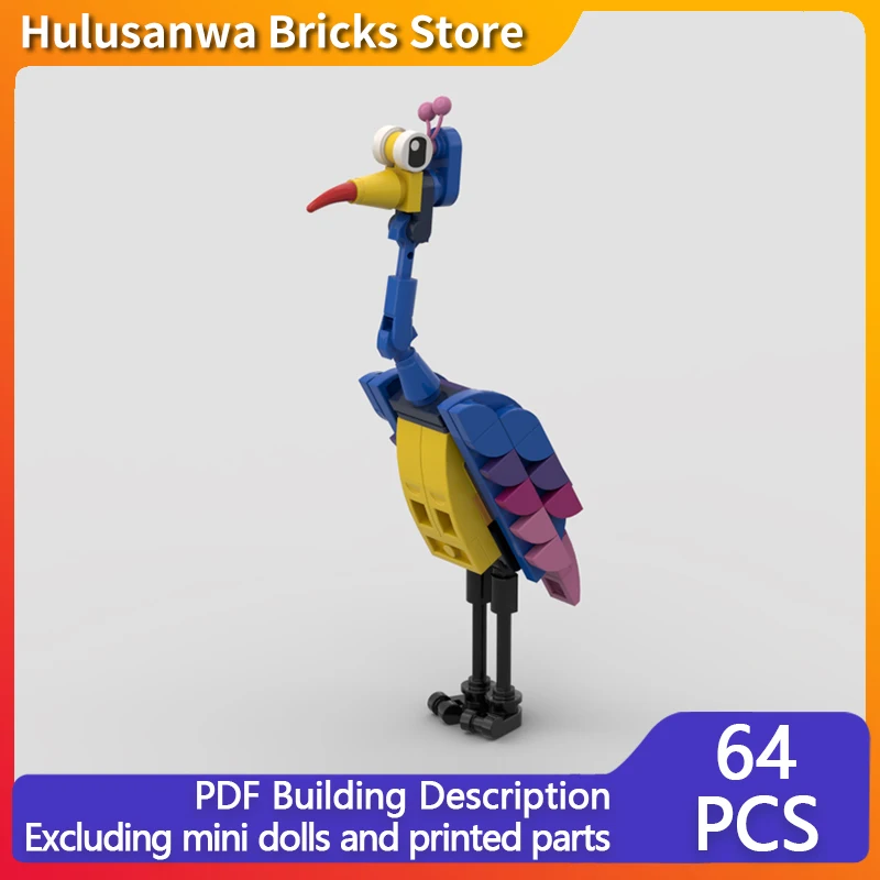 

Создатели животных, модель MOC, строительный блок, популярный фильм, птица, модульная технология, подарки, праздник, сборка, детские игрушки, костюм