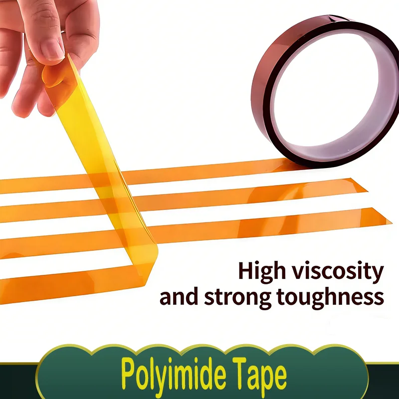 

High Temp Polyimide Adhesive Tape - BGA Thermal Insulation Tape for Electronics Board Protection Heat Resistant Insulating Tape