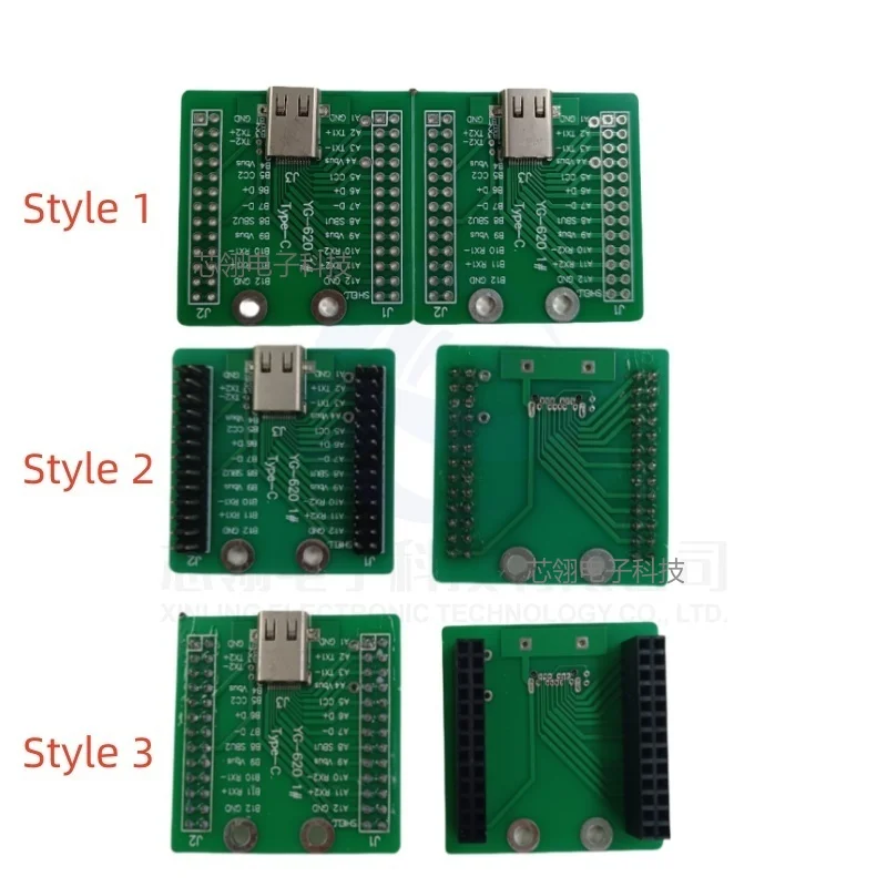 USB3.1 Test female base  type-c Data cable test board tape board USB C-port female base with PCB test rack