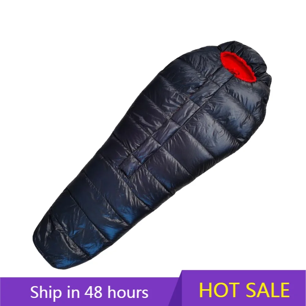 

YTYIN Outdoor Sleeping Bag Factory Wholesale Mummy Shape Goose Down Adults Nature Hiking Camping Travelling Sleeping Bag