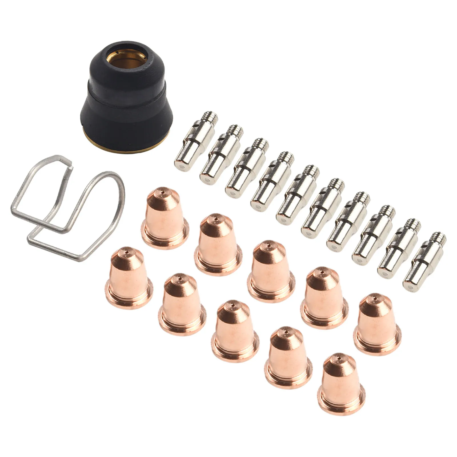 

22pcs PD1168 PR110 Plasma Cutting Torch Consumables Set for Trafimet S45 Plasma Electrode Nozzle Shield and Spring Guide Parts
