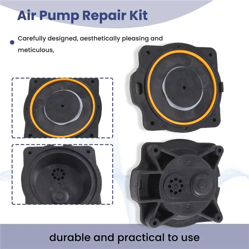 A10E-Air Pump Diaphragm Rebuild Repair Kit For Hiblow HP-100 HP-120 Septic Air Pump 80PD000040