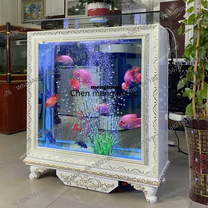 

M138 Rectangle one-piece screen bottom cabinet ecological fish tank aquarium medium-sized large bottom filter