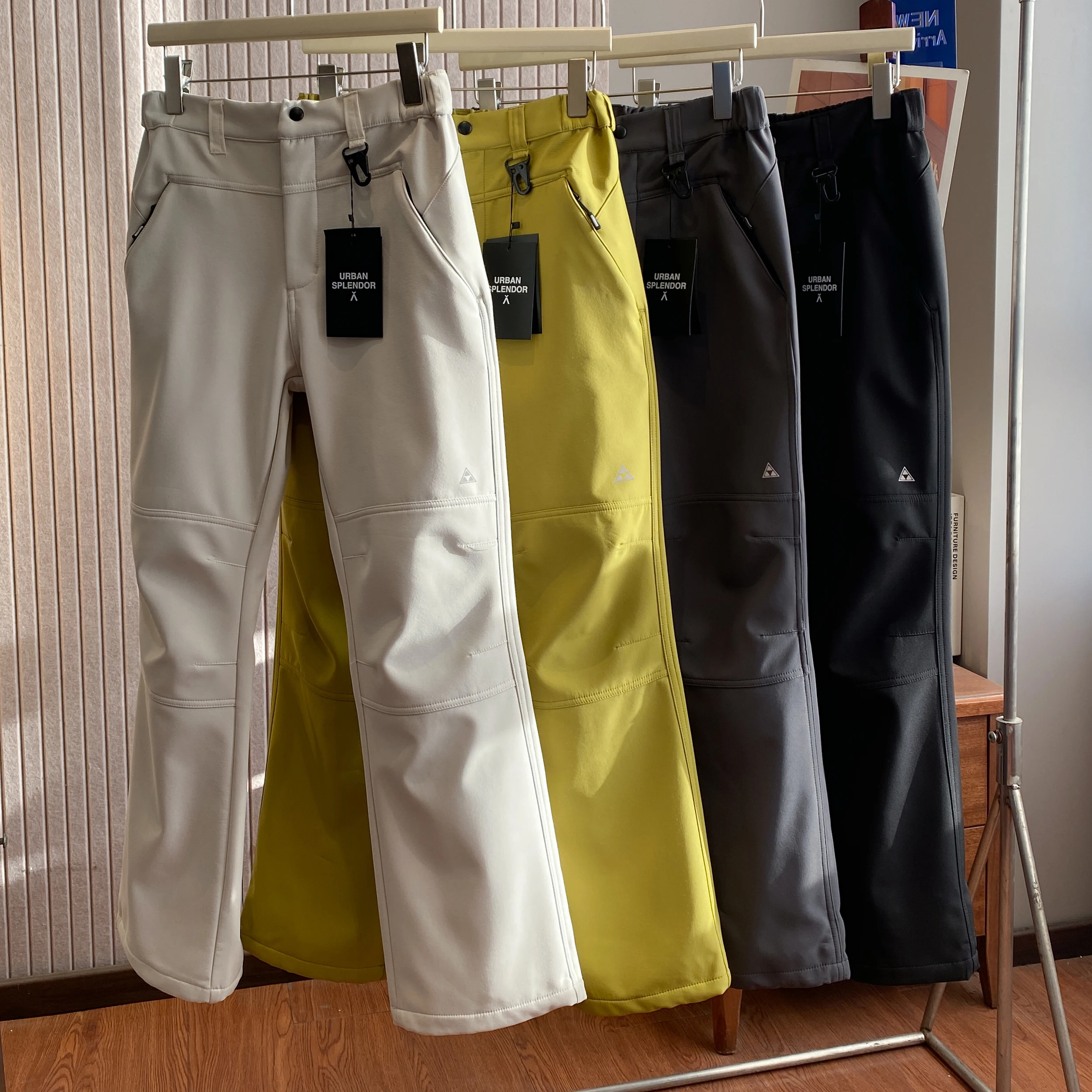 

Уличные брюки унисекс с флисовой подкладкой, утепленные, для осени и зимы, водонепроницаемые, с индивидуальным кроем, для активного отдыха