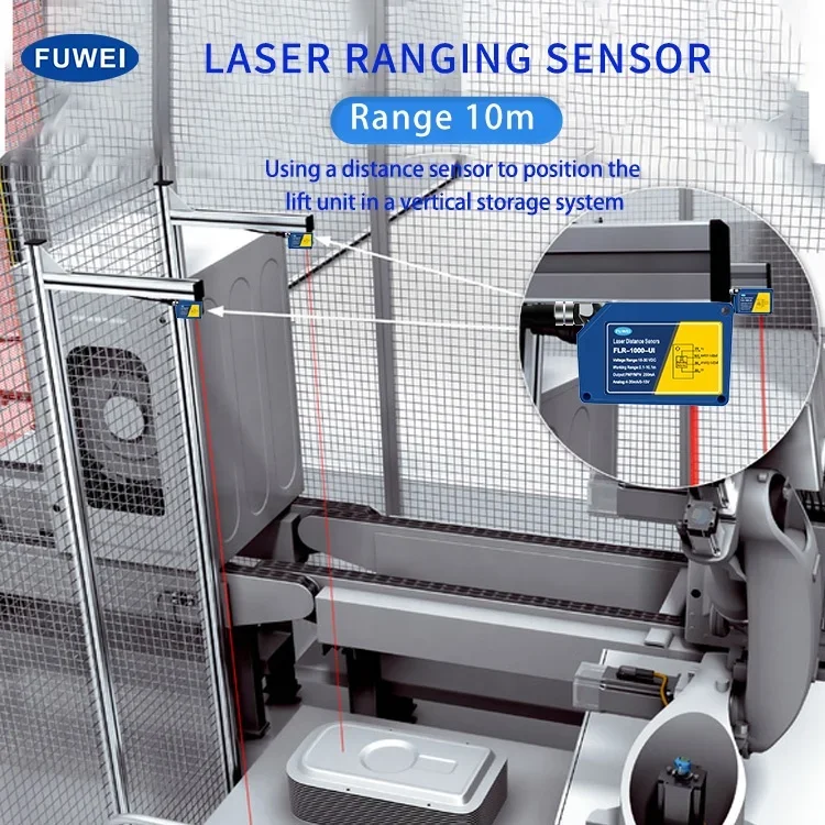 FUWEI Range 10m Switching Analog High Precision Laser Distance Measurement Sensor