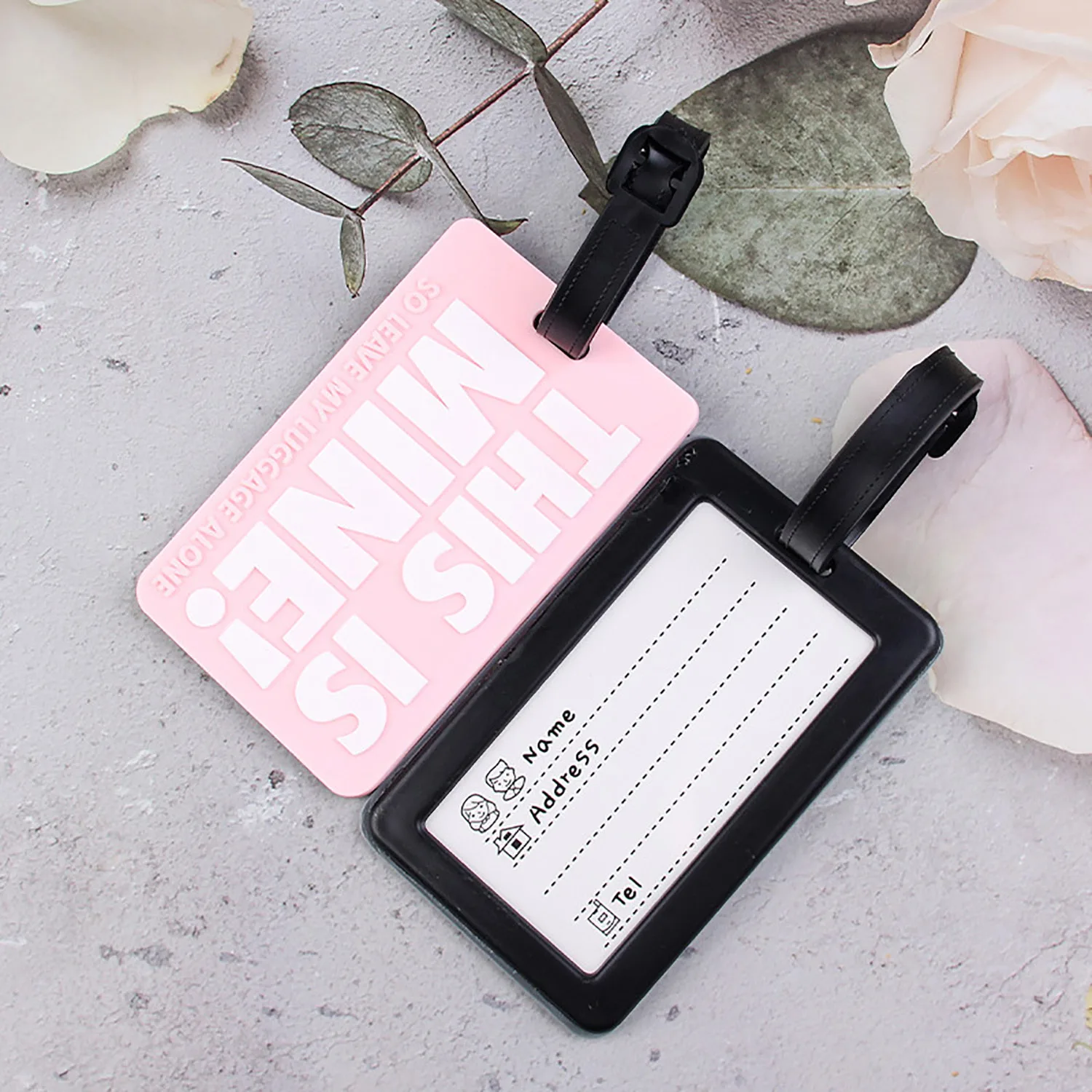 Portable Label Letters Luggage Travel Tag Suitcase ID Address Anti-lost Pendant Baggage Boarding Tag Luggage Accessories