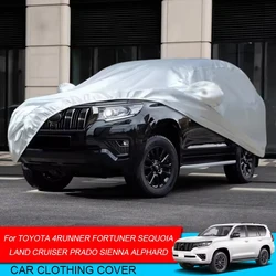 Car Cover For Toyota Raize,BZ4X,LAND CRUISER,Venza,RAV 4,Harrier,SIENNA Auto Dustproof Anti-Rain Snow Waterproof,Car dust cover
