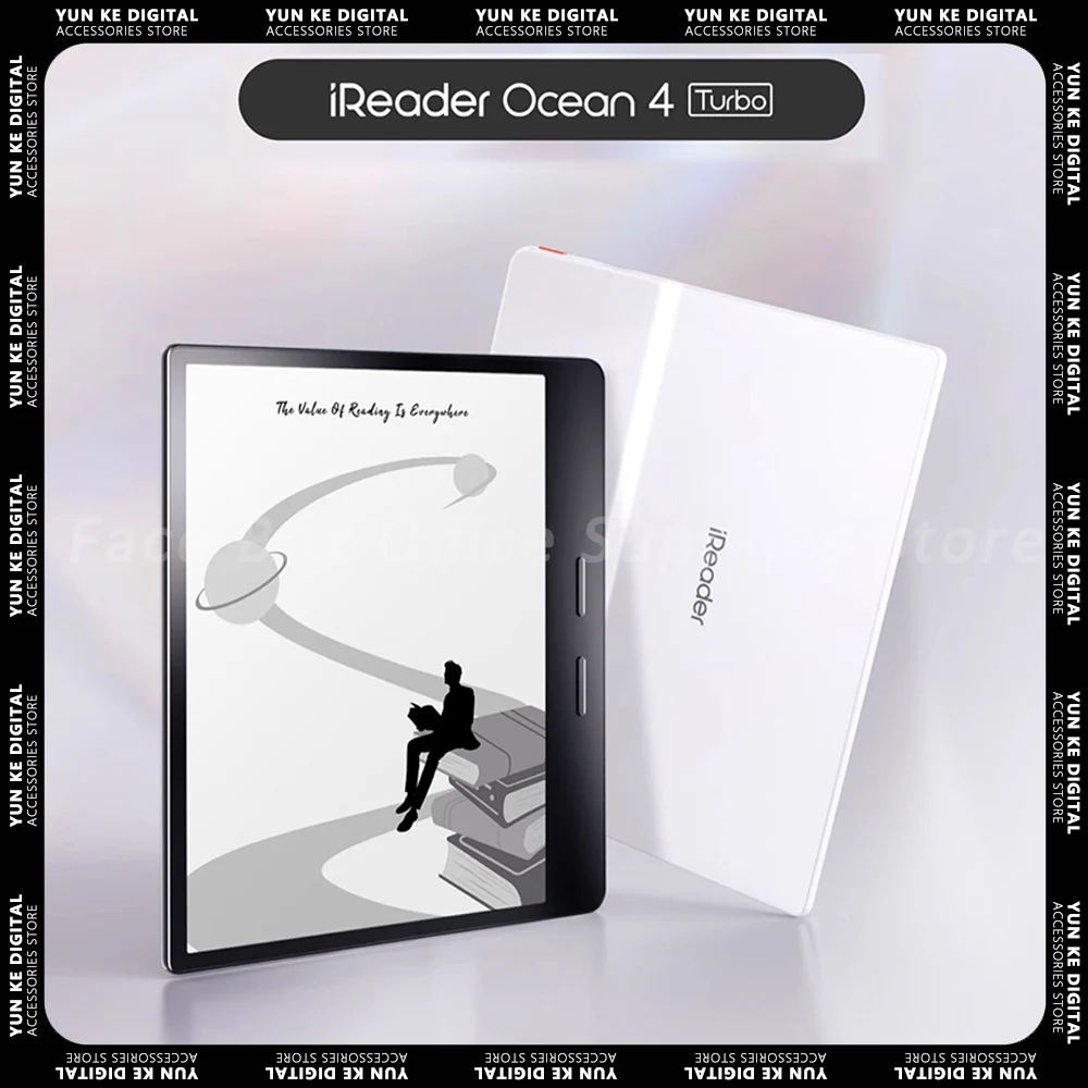 Ireader Ocean4 Turbo E-Book Ireader Tablet Eye Protection Reader 64gb Lightweight Anime Novel Customized With 7-Inch Ink Screen