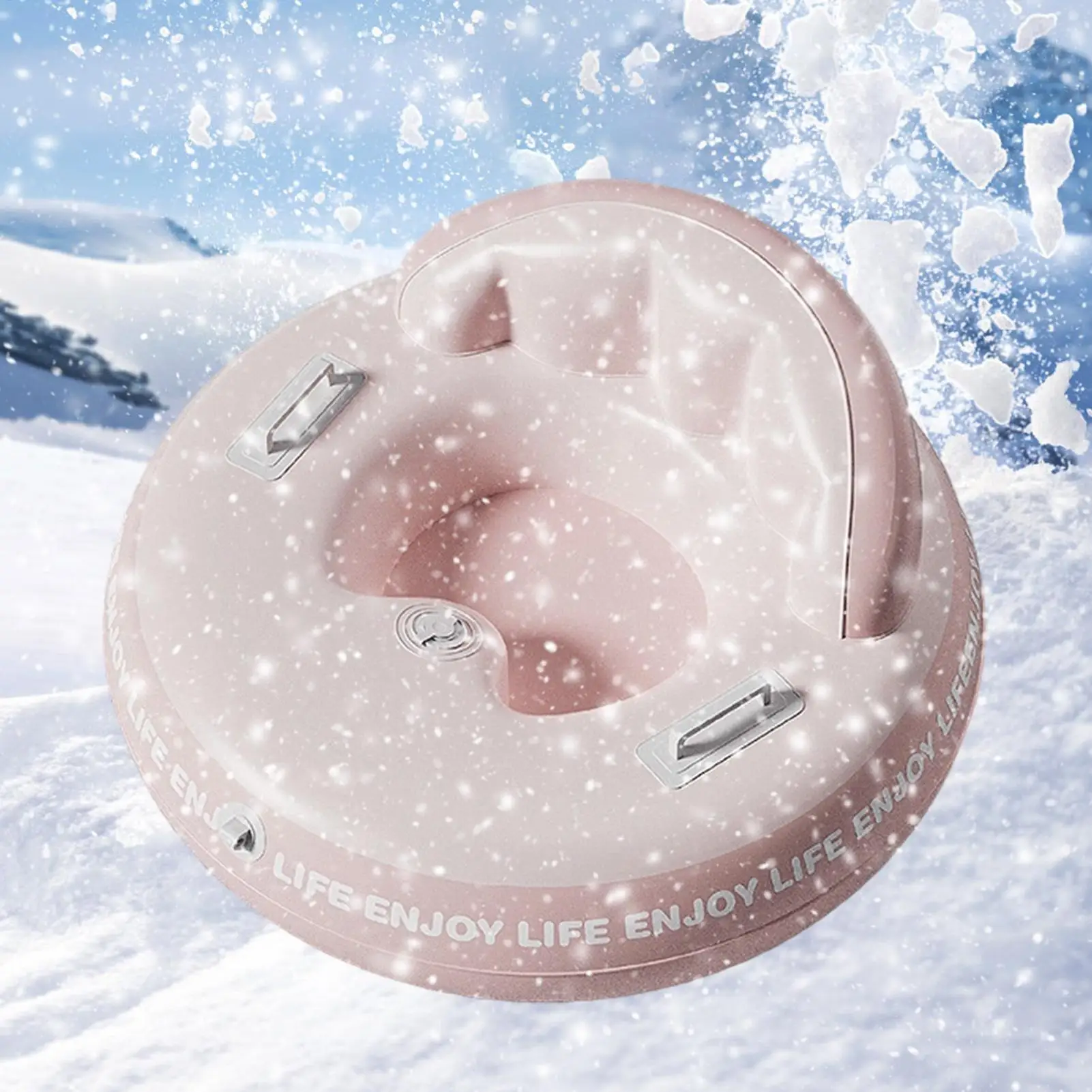 

Snow Sled Thickened Inflatable Winter Sledding Toys Winter Tube With Handle For Kids Adults Family Ski Outdoor Backyard Sports