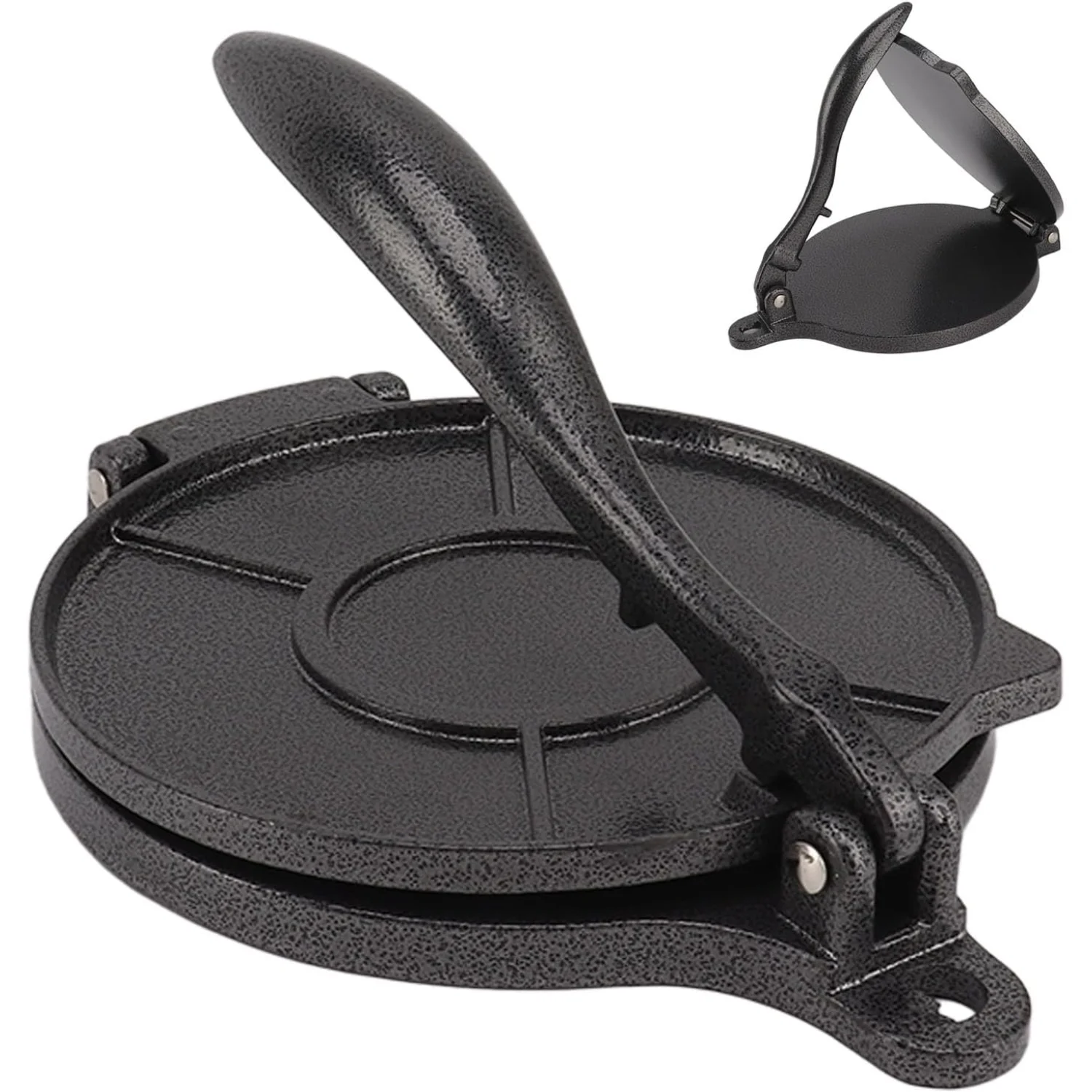 Pressa per tortilla, pressa per tortilla manuale grande in alluminio, pressa per farina di taco, pressa per tortilla messicana per Patacones Rotis Empan