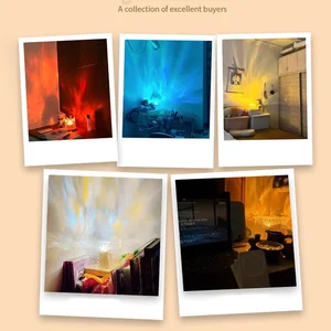 Ocean Wave Light Projector 16 Farben Mitternacht Aura Aura Shine Lamp Home Office Bar Restaurant Projector Subacket Nachtlicht 12 Hauptverkäufe Aurora LED Bar - №7