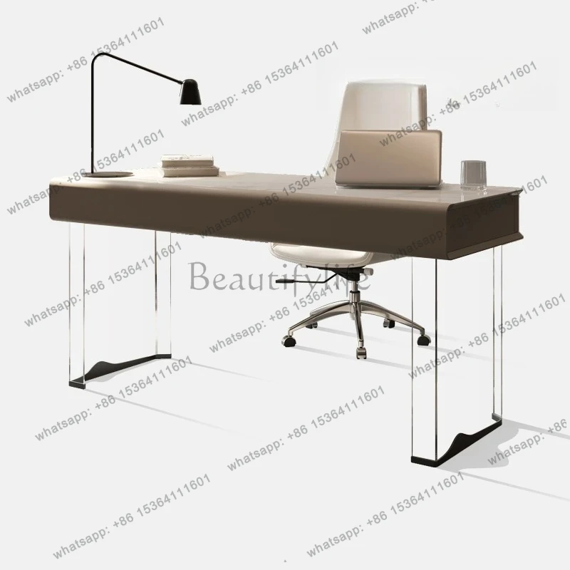

Акриловый подвесной стол, дизайнерский легкий роскошный стол, современный простой домашний компьютерный стол