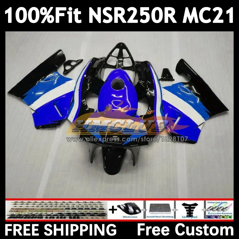 Injection For HONDA NSR 250 MC21 PGM3 NSR250R 90 91 92 93 94No.136 NSR250 blue repsol R RR NSR 250R 1990 1991 1992 1993 Fairing