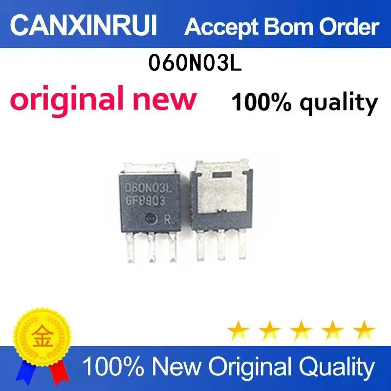 (5-100 Pieces)Direct insertion TO-251 060N03L IPD060N03L Field Effect 30V 60A Physical Stock Brand New