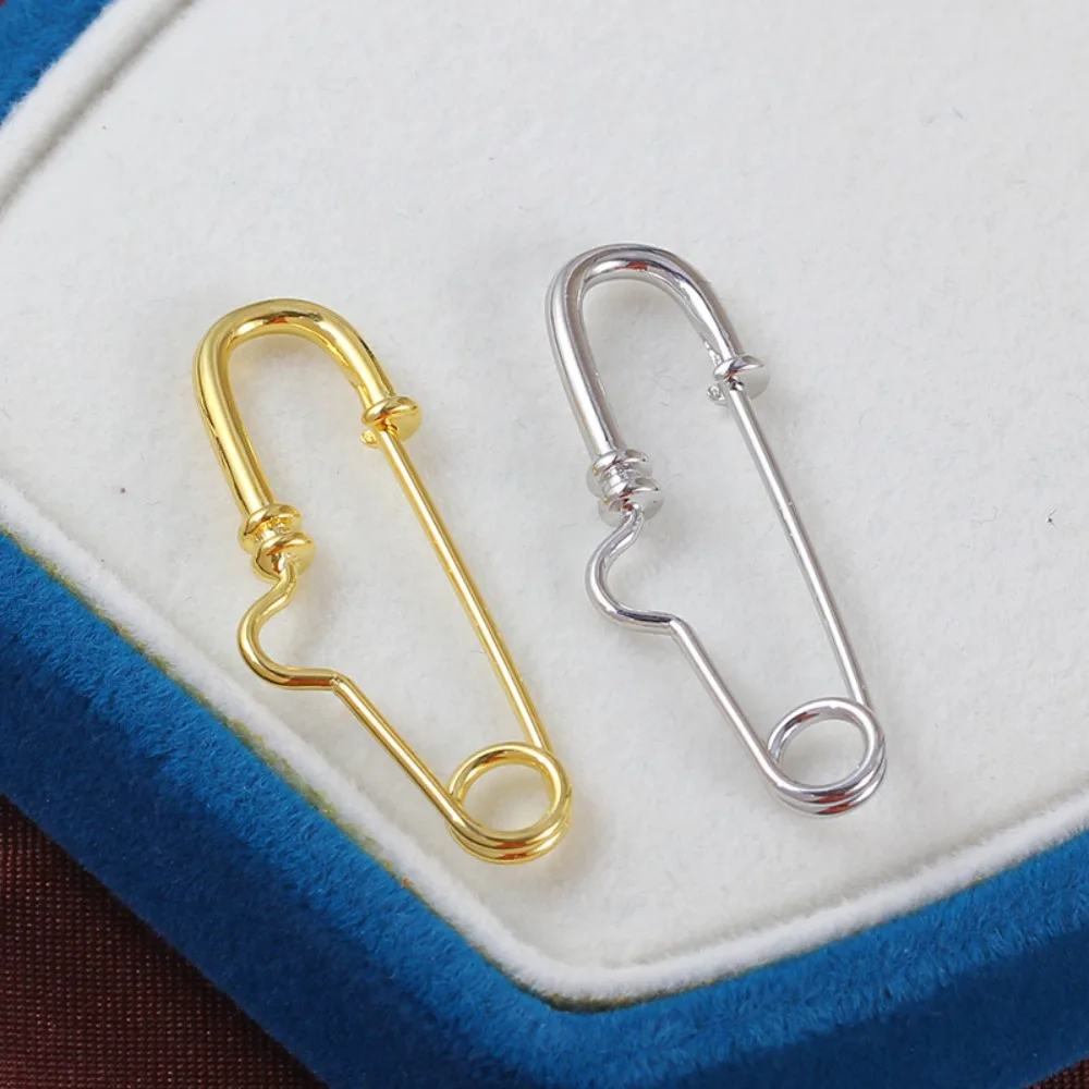 

5pcs Pendant Clasp Bail Connector Copper Plated 18K Gold Pendant Settings Jewelry Findings Parts Fittings Connection Accessories