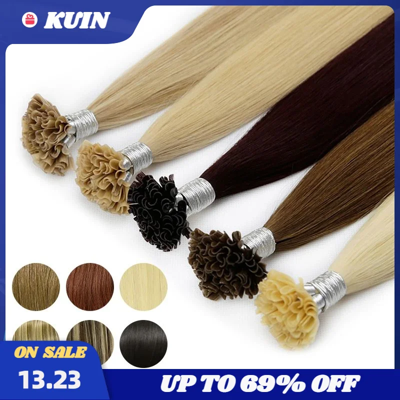 I Tip Hair Extensions Straight Real Hair Extensions 40g/50g/set 12-26inch Capsules Keratin Natural Human Hair Extension