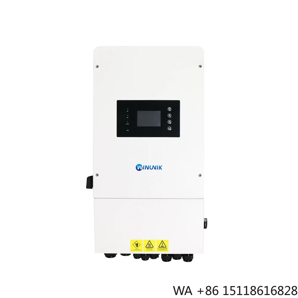 12KW Stackable Hybrid Solar Inverter 3Phase 220/380V 230/400V IP65 LiFePO4 Battery Grid Solar Energy Storage Inverter
