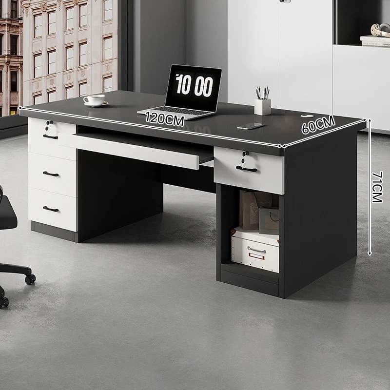 # Modern Eco-Friendly Durable Wooden Executive Office Desk With Multiple Drawers Sturdy Storage Design For Corporate Home Office