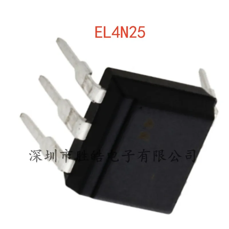 

(10PCS) NEW EL4N25 4N25 Direct Insertion Coupler Photoelectric Coupler DIP-6 EL4N25 Integrated Circuit