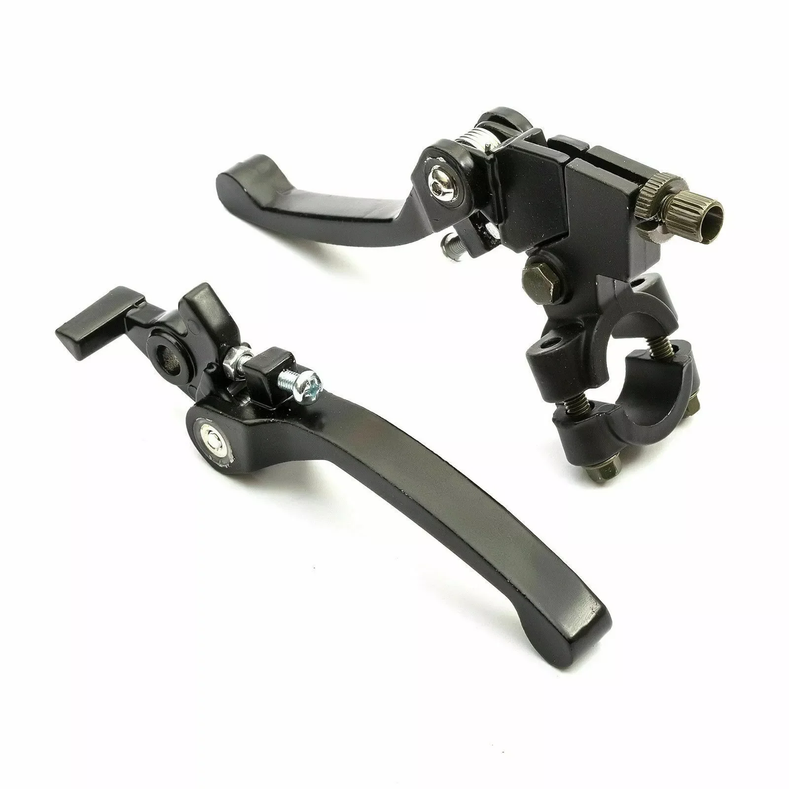 

1set Black Pit Dirt Bike Snap Back Brake Clutch Lever 110cc 125cc 140cc 160cc Pitbike Handlebar Accessories
