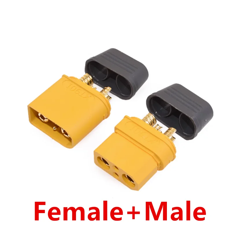 5 / 10 / 20 / 50 Pairs Amass XT90I Plug Connectors 4.5mm Gold Bullet Plated Connector Plug Male Female For RC Model Battery