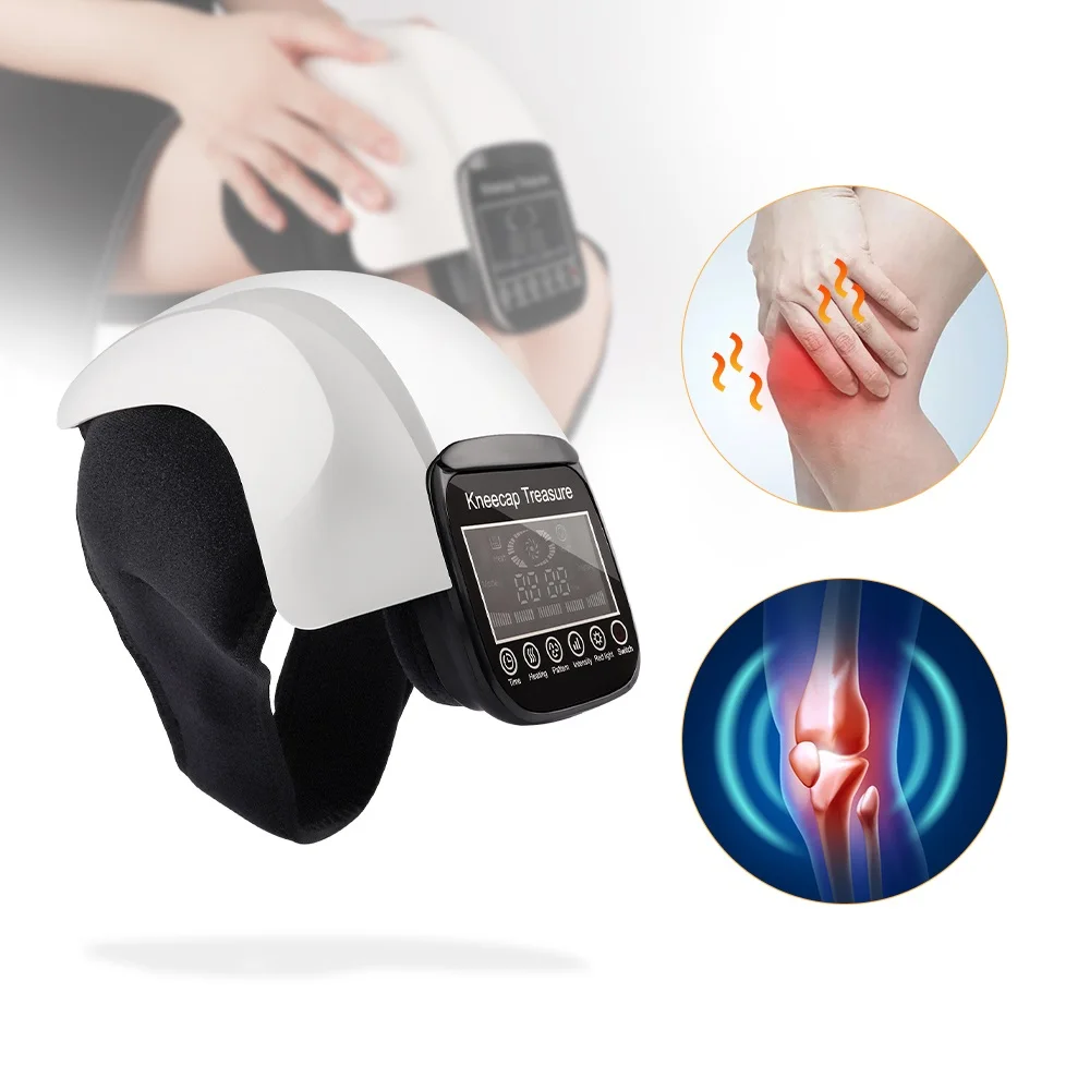 Smart Knee Massager Pain Relief Air Pressure Massage Far Infrared Heating Physiotherapy Instrument Knee Joint Rehabilitation