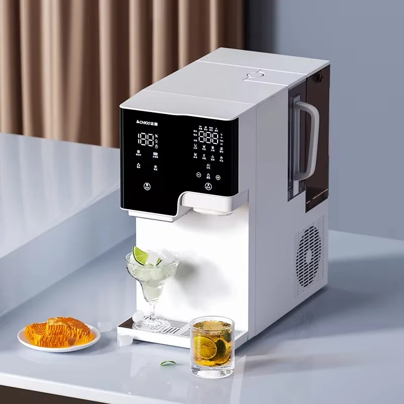 Desktop RO Water Purifier with Ice Maker | 6-8 Minutes Quick Ice Production | 4-in-1 Purify/Cool/Heat/Ice