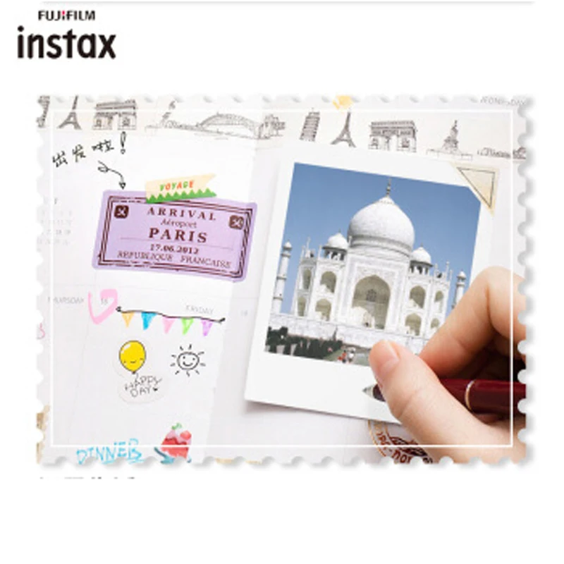 فوجي فيلم Instax مربع فيلم أبيض/قوس قزح/B & W حافة ورق طباعة الصور ل فوجي Instax SQ6 SQ10 SQ20 الهجين كاميرا فورية مشاركة SP-3