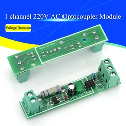 Javino 1-Bit AC 220V Optocoupler Isolation Module Voltage Detect Board Adaptive 3-5V For PLC Isolamento Fotoaccoppiatore Module