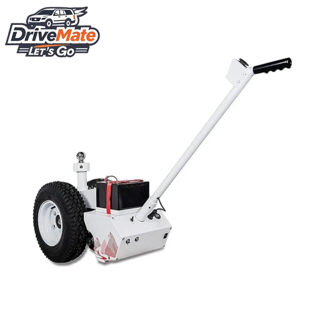 Electric Trailer Trolley Utility Dolly for Easy Pulling Includes 2 Hitch Balls Great for Camping Cargo and Boat Trailers