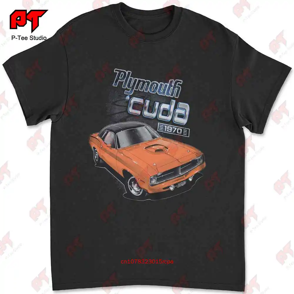 T-shirt Muscle Car, 1970 PlGT-Barracuda, Hemi Cuda, Mopar, petit à 6XL et grand, C5Q9