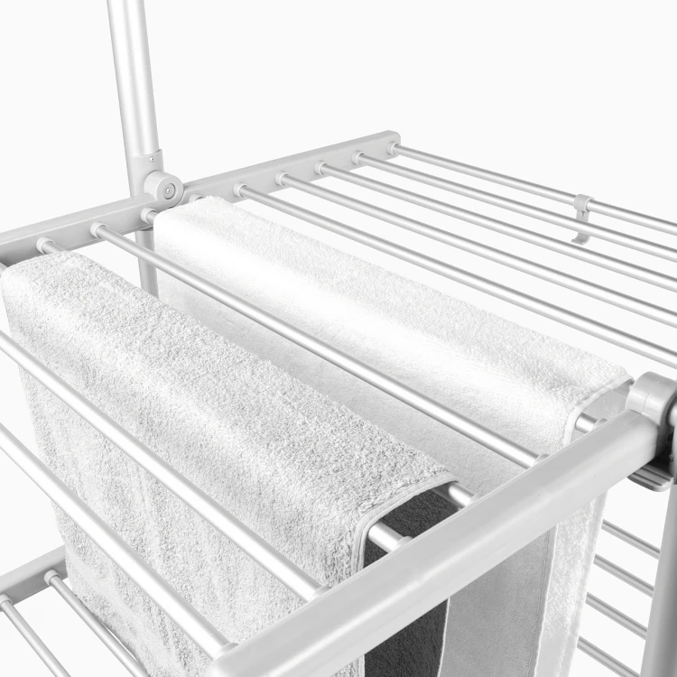 رف مجفف ملابس من الفولاذ المقاوم للصدأ تسخين كهربائي للاستخدام المنزلي والفنادق #6