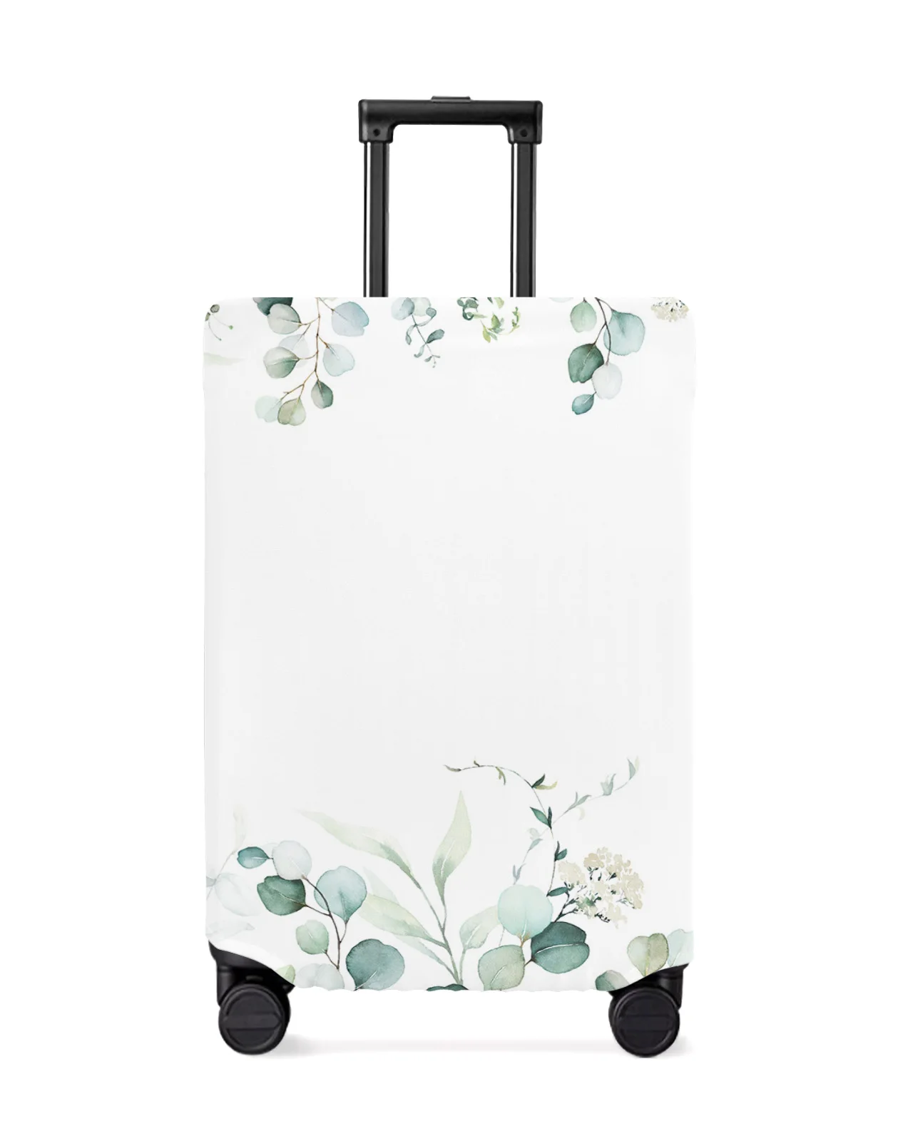 

Ins Style Eucalyptus Leaves Luggage Cover Stretch Suitcase Protector Baggage Dust Case Cover for 18-32 Inch Travel Suitcase Case