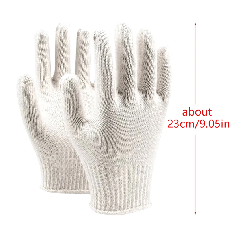 200 Degree High-temperature Heat Resistant Anti Burn Heatproof Gloves Oven Kitchen White Gloves Insulation Workshop Mould Gloves