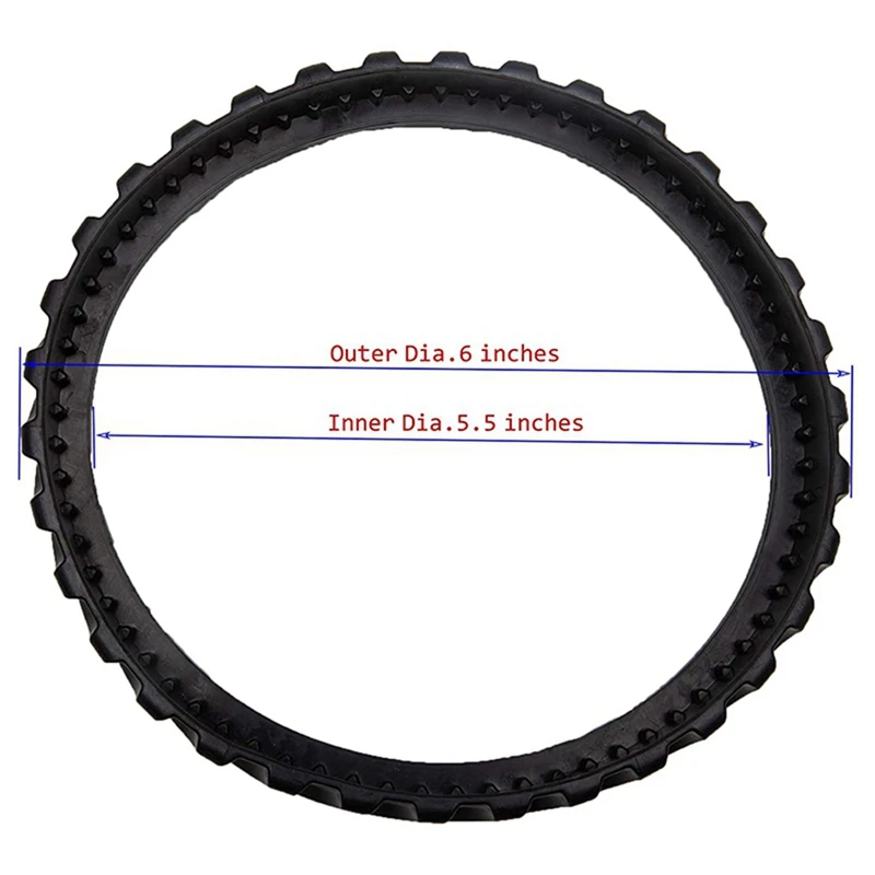 استبدال المسار يناسب Zodiac MX8 Elite، MX6 Elite، MX8، Mx6 منظف حمام السباحة Tire Track R 0526100   (8 عبوات)