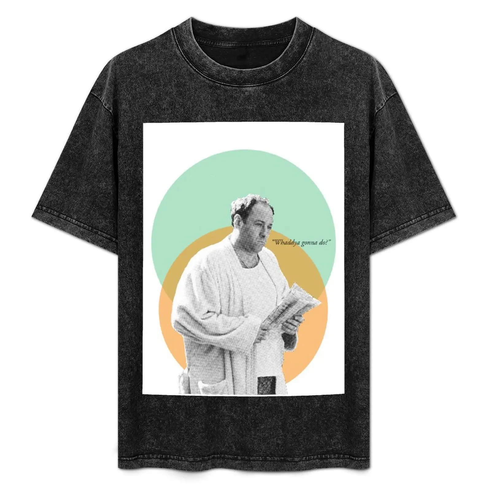

The Sopranos Tony Dressing Gown Print T-Shirt customs design your own cotton graphic tees oversizeds men graphic t shirts