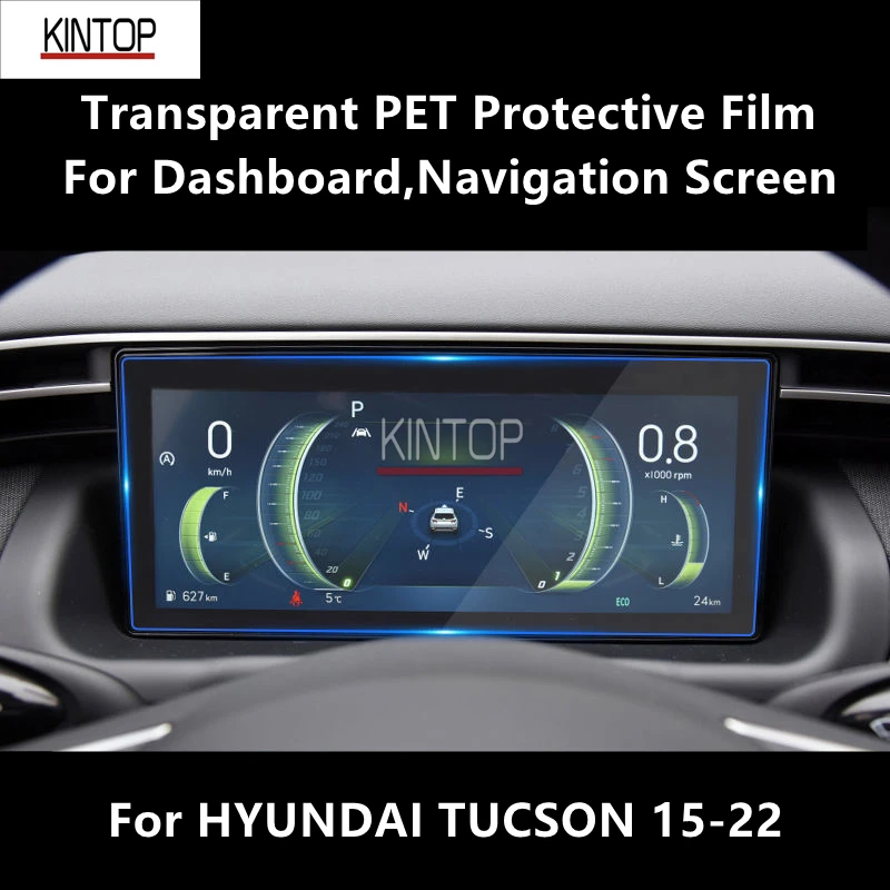 

For HYUNDAI TUCSON15-22 Dashboard,Navigation Screen Transparent PET Protective Repair Film Anti-scratch Accessories Refit